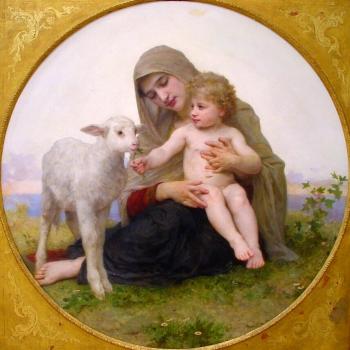 威廉 阿道夫 佈格羅 聖母與羔羊